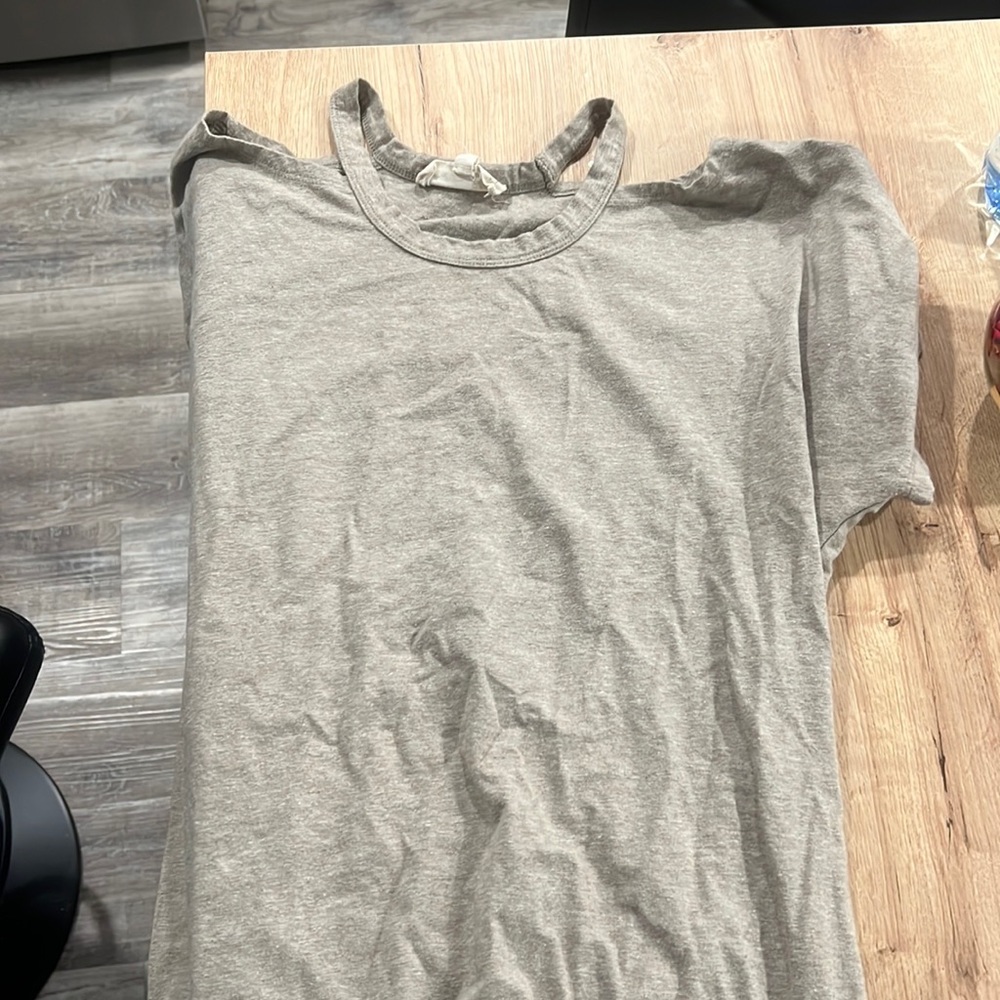 Cream T-shirt Dress Size M